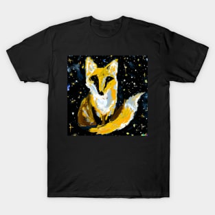 Beautiful Fox and Stars - 1 T-Shirt